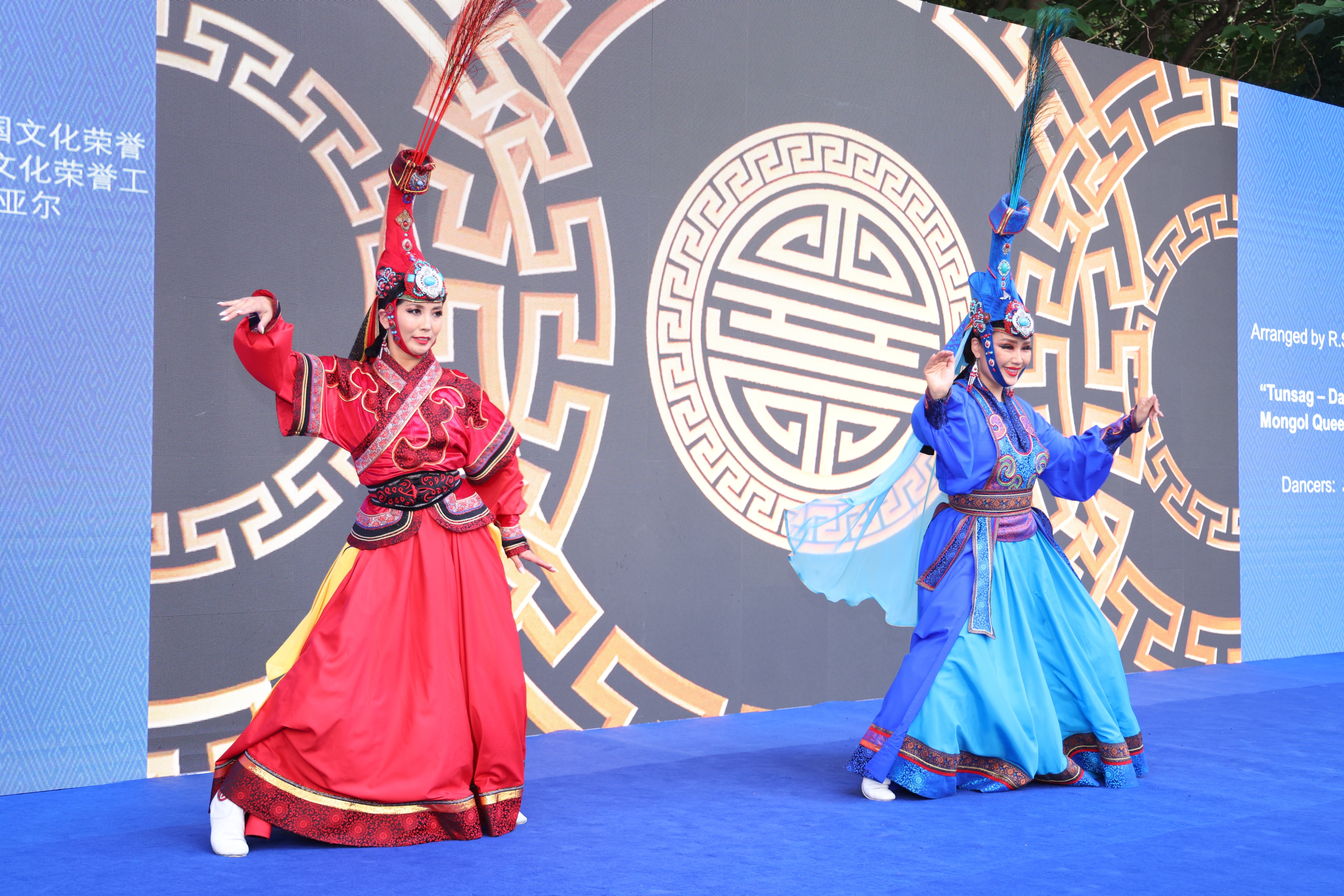 外蒙传统王后之舞“清雅”闪亮登场，惊现蒙古国驻华大使馆
